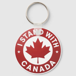 Porte-clés Je suis avec le Canada