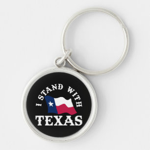 Porte-clés Je suis avec le Texas