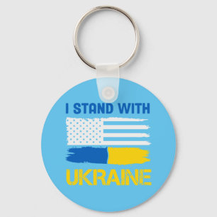 Porte-clés Je Suis Avec L'Ukraine