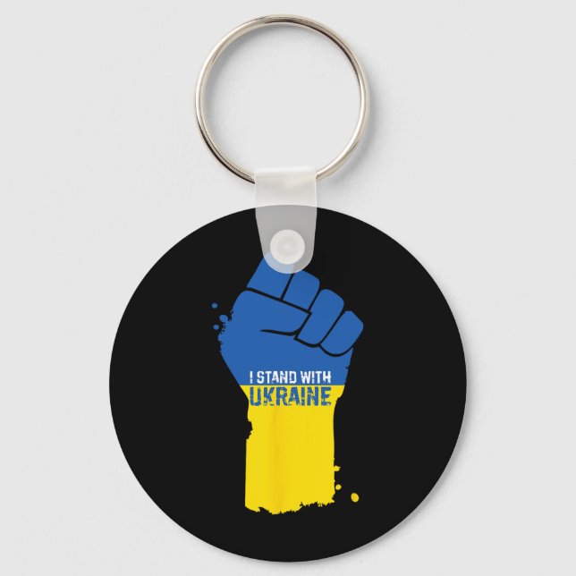 Porte-clés Je suis avec l'Ukraine 11  (Recto)