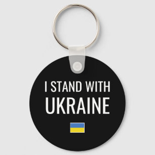 Porte-clés Je Suis Avec L'Ukraine Ukraine drapeau national