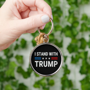 Porte-clés Je Suis Avec Trump American Flag