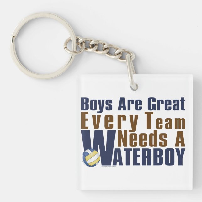 Porte-clés Je Suis Beau Je Suis Bon Volley (Devant)