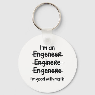 Porte-clés Je suis bon avec les maths