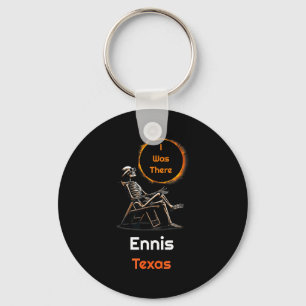 Porte-clés Je suis drôle Éclipse solaire Ennis Texas Là