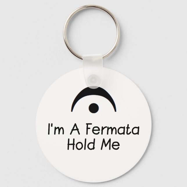 Porte-clés Je suis Fermata Hold me (Recto)
