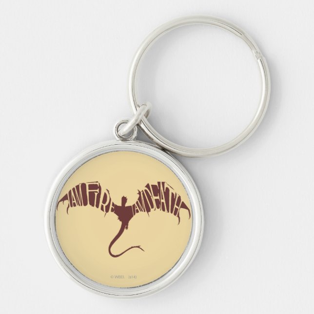 Porte-clés Je Suis Feu Je Suis Mort - Graphique (Devant)