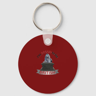 Porte-clés Je suis fier d'être britannique