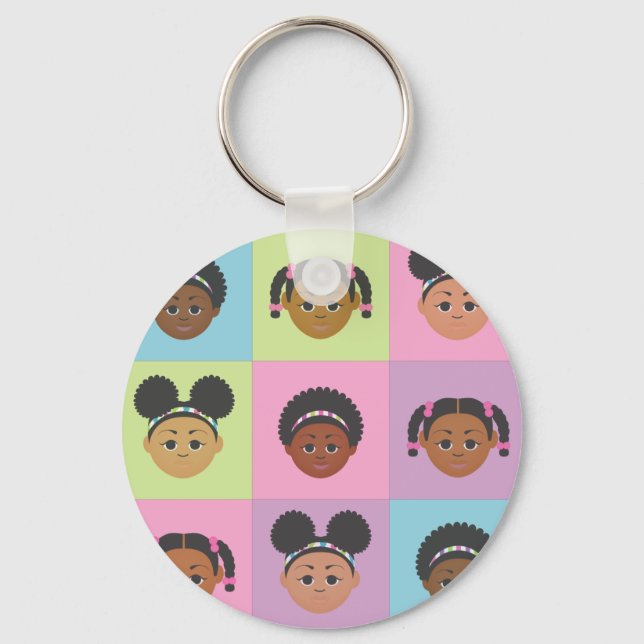 Porte-clés Je suis fière d'être ma nature ! (Recto)