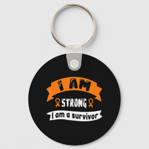 Porte-clés Je Suis Forte Je Suis Survivante Leucémie Cancer C