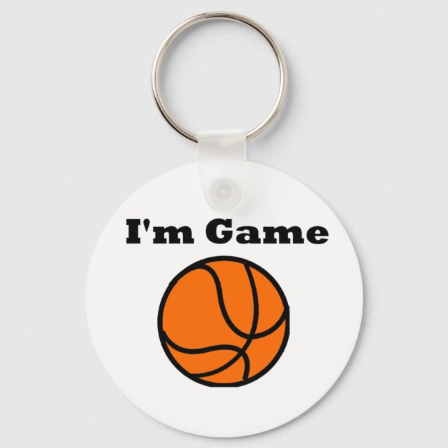 Porte-clés Je suis Game (Basketball) (Recto)