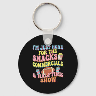 Porte-clés Je suis ici pour les publicités de snacks du spect