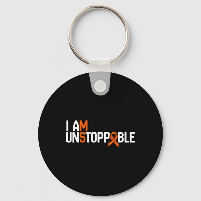 Porte-clés Je Suis Instoppable Sclérose En Plaques (Recto)