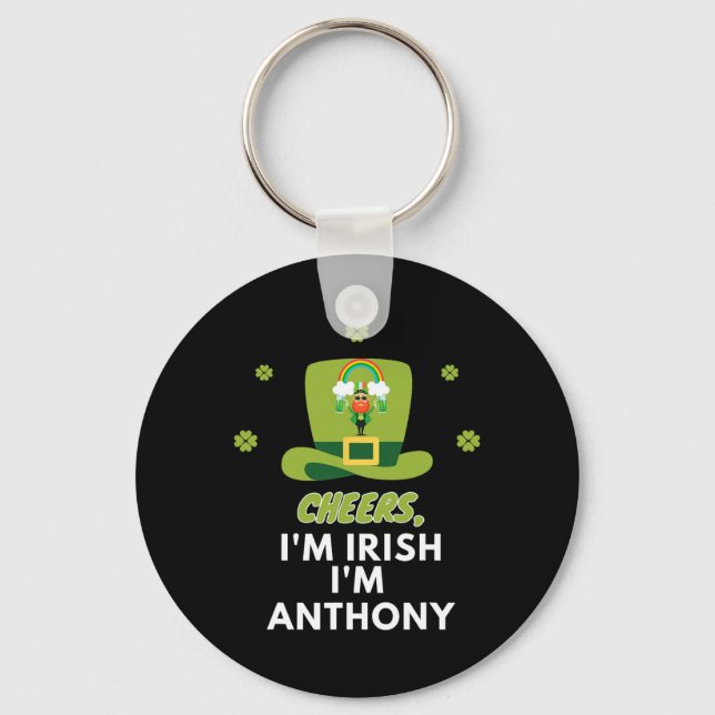 Porte-clés Je Suis Irlandais Je Suis Anthony (Recto)