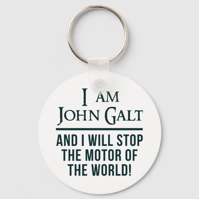Porte-clés Je Suis John Galt (Recto)