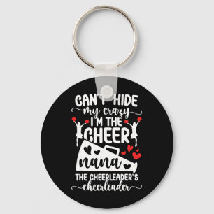 Porte-clés Je suis la cheer nana d'une cheerleader nana cheer