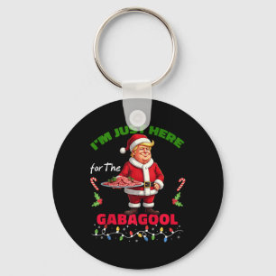 Porte-clés Je Suis Là Pour Le Gabagoo, Trump, Pour Noël