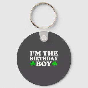 Porte-clés Je suis le garçon d'anniversaire Irlandais St Patr