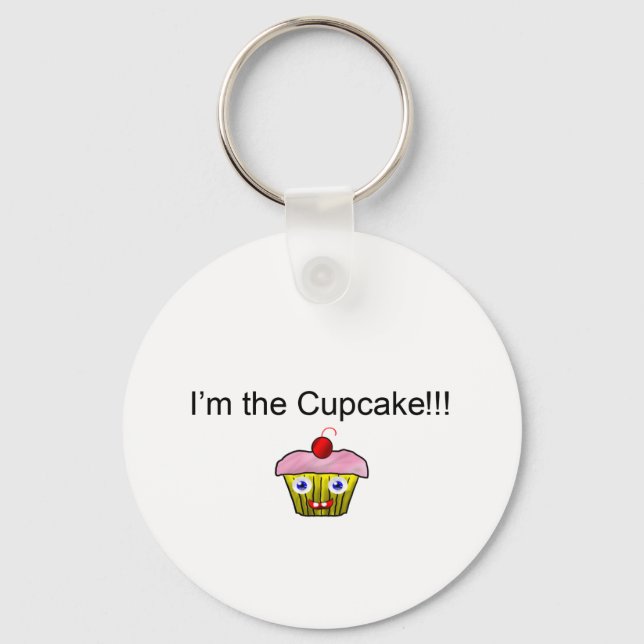 Porte-clés Je suis le mignon Cupcake ! ! ! (Recto)