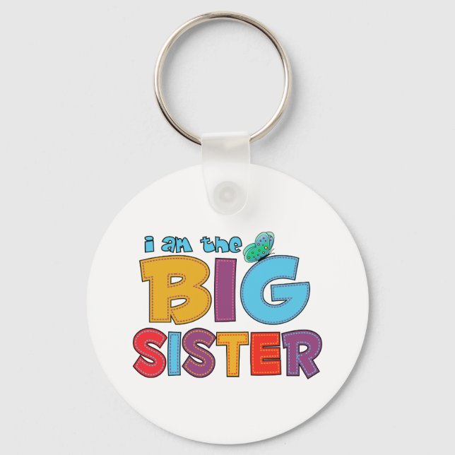 Porte-clés Je suis le papillon Big Sister (Recto)