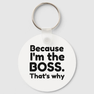 Porte-clés Je suis le patron