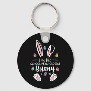 Porte-clés Je suis le psychologue de l'école Bunny Matching F