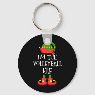 Porte-clés Je suis le volleyball Elf Christmas Elf Squad