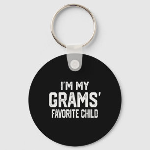 Porte-clés Je suis l'enfant préféré de mes grands-parents, dr