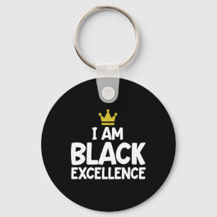 Porte-clés Je suis l'excellence noire Histoire afro-américain