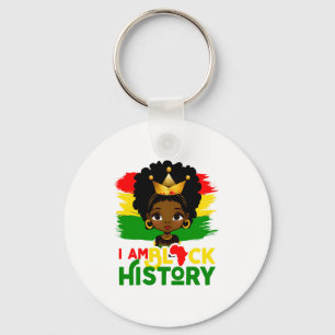 Porte-clés Je suis l'histoire noire Histoire noire Afro-Améri