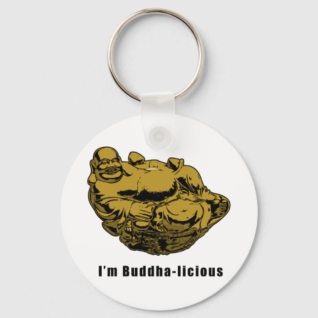 Porte-clés Je suis licieux de Bouddha (Recto)