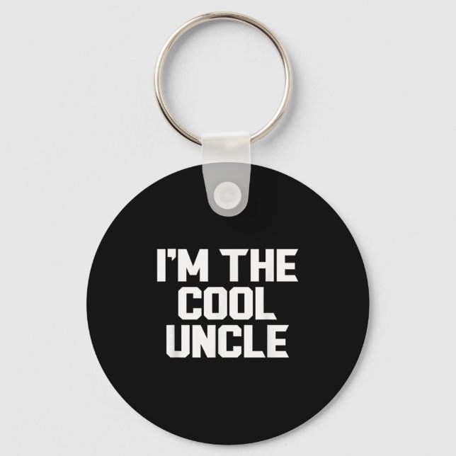 Porte-clés Je Suis L'Oncle Cool Drôle (Recto)