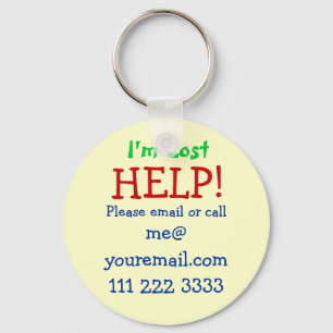 Porte-clés Je suis perdu Porte - clé