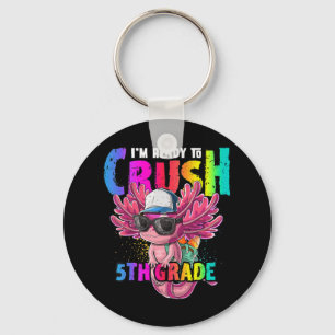 Porte-clés Je suis prêt à écraser l'Axolotl de 5e année de re