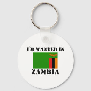 Porte-clés Je suis Recherché en Zambie