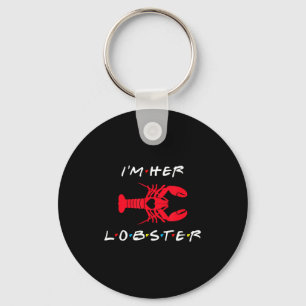 Porte-clés Je suis son homard couple assorti Saint-Valentin