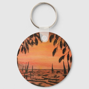 Porte-clés Je suis sur Island Time
