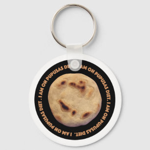 Porte-clés Je suis sur le régime de pupusas