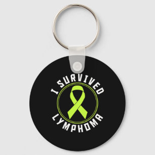 Porte-clés Je suis survivant de lymphome sensibilisation