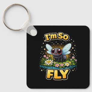 Porte-clés Je Suis Tellement Fly