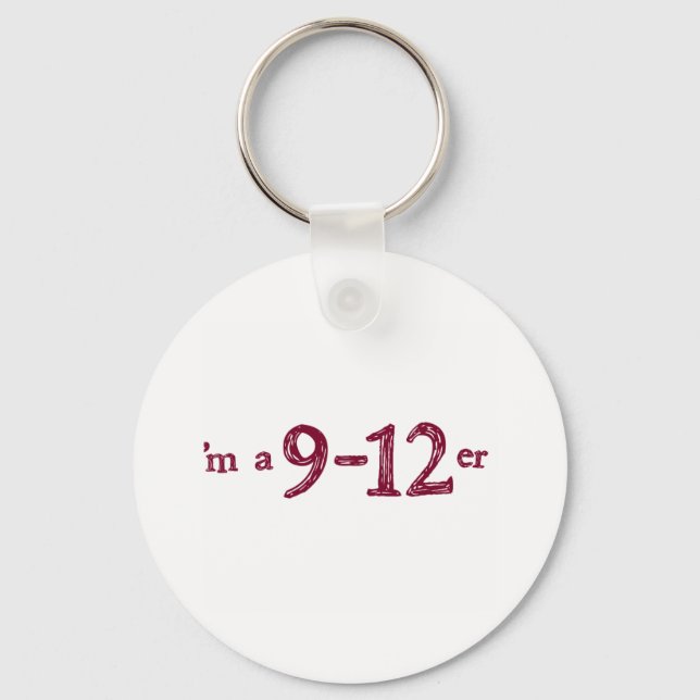 Porte-clés Je suis un 9-12er (Recto)