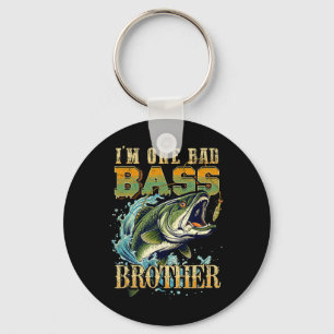 Porte-clés Je suis un cadeau de pêche One D B Brother B pour
