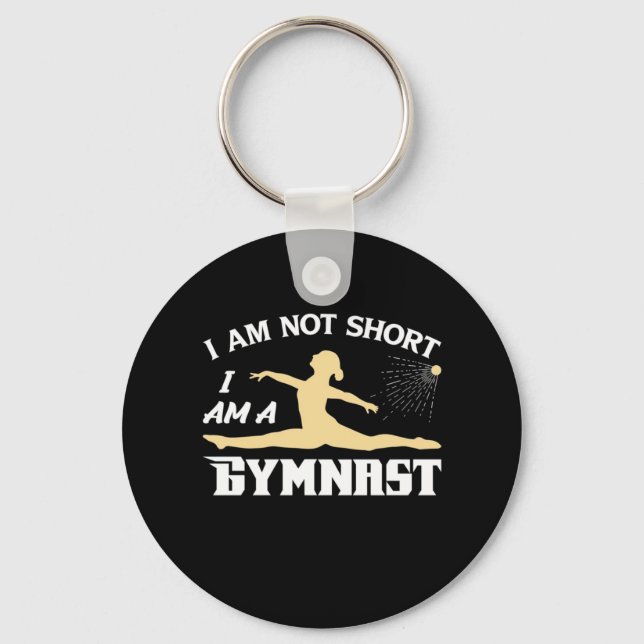 Porte-clés Je Suis Un Gymnaste (Recto)