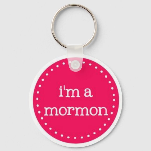 Porte-clés Je suis un mormon (Recto)