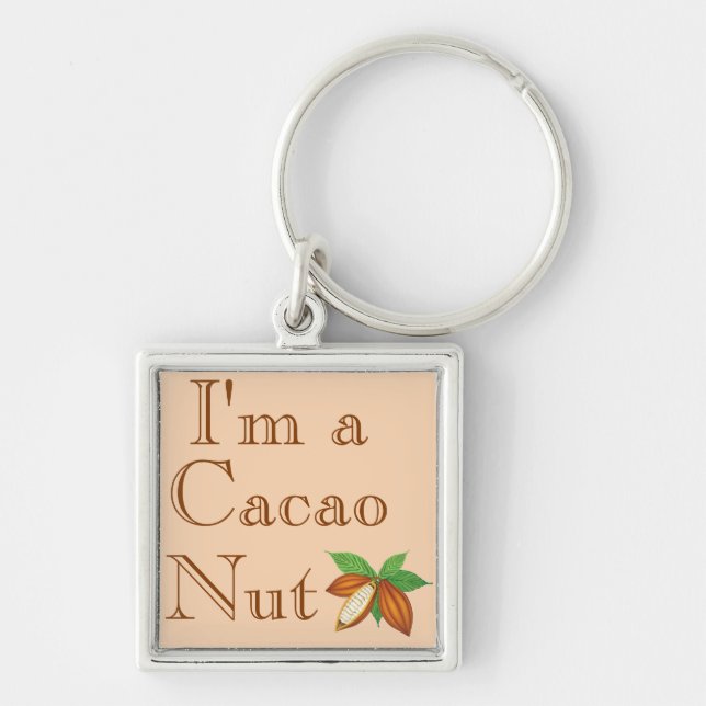 Porte-clés Je suis un Porte - clé Cacao Nut (Devant)