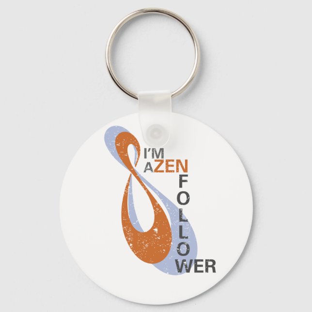 Porte-clés Je suis un Porte - clé Zenfollower (Recto)
