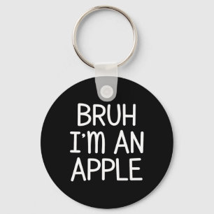 Porte-clés Je suis une pomme drôle Lazy Halloween Costume Par