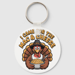 Porte-clés Je suis venu pour la dinde de Thanksgiving au mac