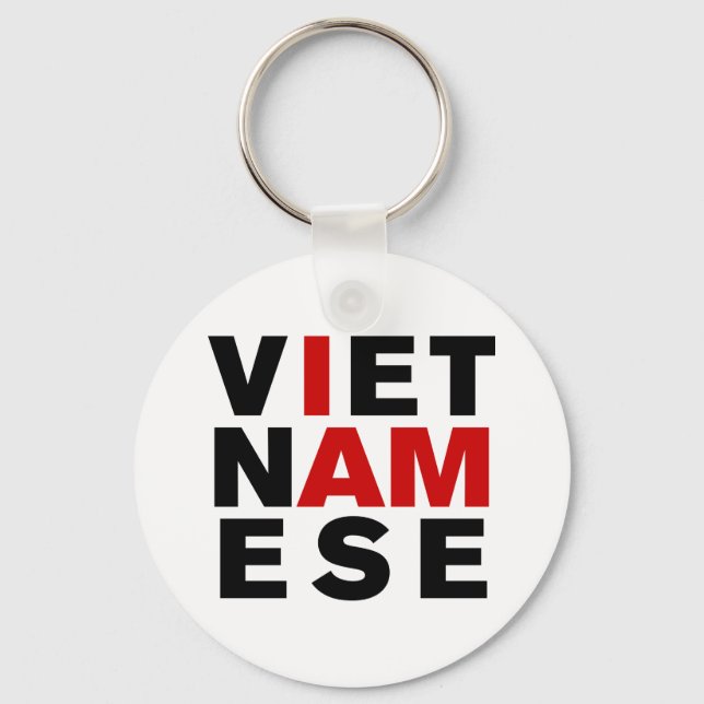PORTE-CLÉS JE SUIS VIETNAMAIS (Recto)