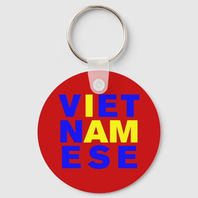 PORTE-CLÉS JE SUIS VIETNAMAIS (Recto)